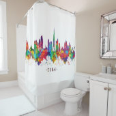 Rideaux De Douche Skyline Dubai UAE (En situation)