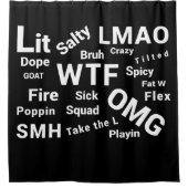 Rideaux De Douche Slang et discours Ados vers 2018-2019 (Devant)