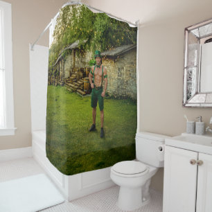Rideaux De Douche SlipperyJoe's Saint Patrick's Day festif lutin