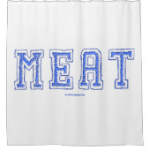 Rideaux De Douche SlipperyJoe's viande la résistance à l'inégale hau (Devant)