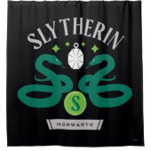 Rideaux De Douche SLYTHERIN™ House Double Snake Locket Graphique (Devant)