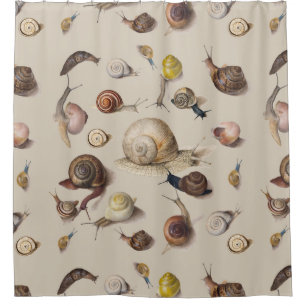 Rideaux De Douche Snail Slug Garden Pet Gastropod