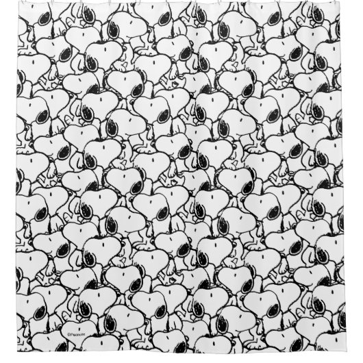 Rideaux De Douche Snoopy Classic Comics Pattern (Devant)
