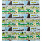 Rideaux De Douche Snoopy & Friends | Go Camping (Devant)