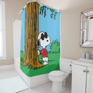 Rideaux De Douche Snoopy "Joe Cool" debout