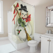 Rideaux De Douche Snowman 001 (En situation)