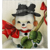 Rideaux De Douche Snowman 004 (Devant)