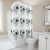 Rideaux De Douche Soccer déchiré (En situation)