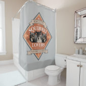 Rideaux De Douche Société des amoureux des écureuils - drôle d'écure (En situation)