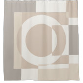 Rideaux De Douche Soft Geometric Blocks – Simple and Sleek (Devant)