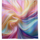 Rideaux De Douche Soie pastel colorée (Devant)