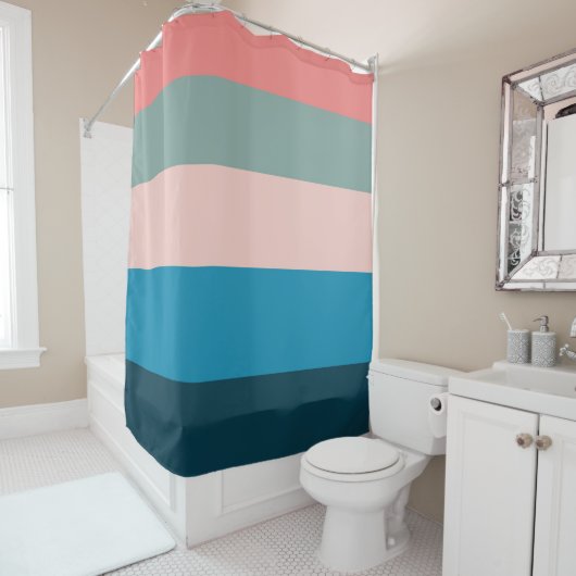 Rideaux De Douche Soirée du printemps (En situation)