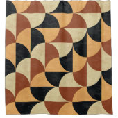 Rideaux De Douche Sol en marbre ancien, texture géométrique transpar (Devant)