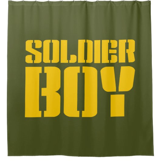 RIDEAUX DE DOUCHE SOLDIER GARY (Devant)