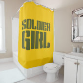 RIDEAUX DE DOUCHE SOLDIER GIRL (En situation)