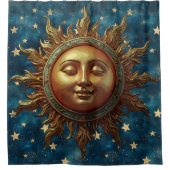 Rideaux De Douche Soleil céleste (Devant)