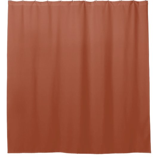 Rideaux De Douche Solide Burnt Orange (Devant)