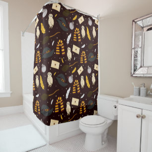 Rideaux De Douche Sorcières, sorciers et Motif magique
