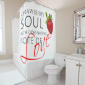 Rideaux De Douche Soul aux fraises (En situation)