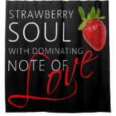 Rideaux De Douche Soul aux fraises foncé (Devant)