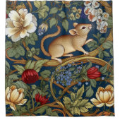 Rideaux De Douche Souris et fleurs Art nouveau (Devant)