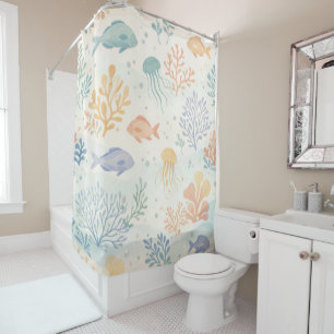 Rideaux De Douche Sous la mer