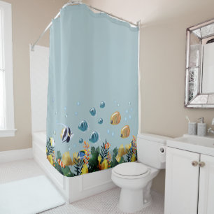 Rideaux De Douche Sous la mer