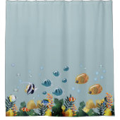 Rideaux De Douche Sous la mer (Devant)
