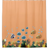 Rideaux De Douche Sous la mer (Devant)