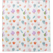 Rideaux De Douche Sous le Motif marin (Devant)