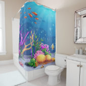 Rideaux De Douche Sous l'eau (En situation)