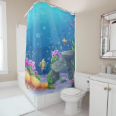 Rideaux De Douche Sous-marin (En situation)