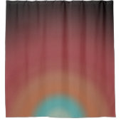 Rideaux De Douche Southwestern Southwest Desert Rainbow Art Design (Devant)