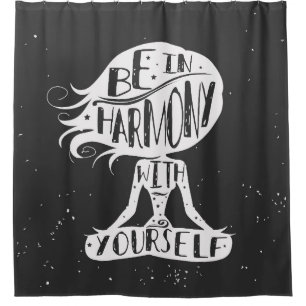 Rideaux De Douche Soyez en harmonie avec vous-même