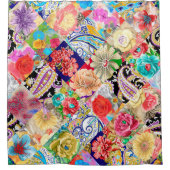 Rideaux De Douche Space Galaxy constellation seamless pattern (Devant)