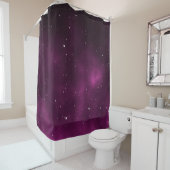 Rideaux De Douche Space scape illustration astronomy graphic design (En situation)