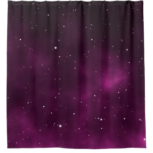 Rideaux De Douche Space scape illustration astronomy graphic design (Devant)