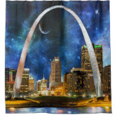 Rideaux De Douche Spacey St. Louis Skyline (Devant)