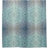 Rideaux De Douche Sparkling Raindrops Boho Chic Aqua (Devant)