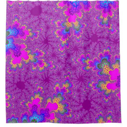 Rideaux De Douche Speckle arc-en-ciel rose (Devant)