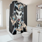 Rideaux De Douche Spellulé (En situation)