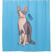 Rideaux De Douche Sphynx cat (Devant)