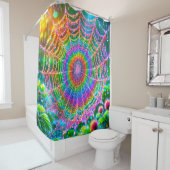 Rideaux De Douche Spider Web (En situation)