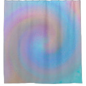 Rideaux De Douche Spirale Iridescendante (Devant)