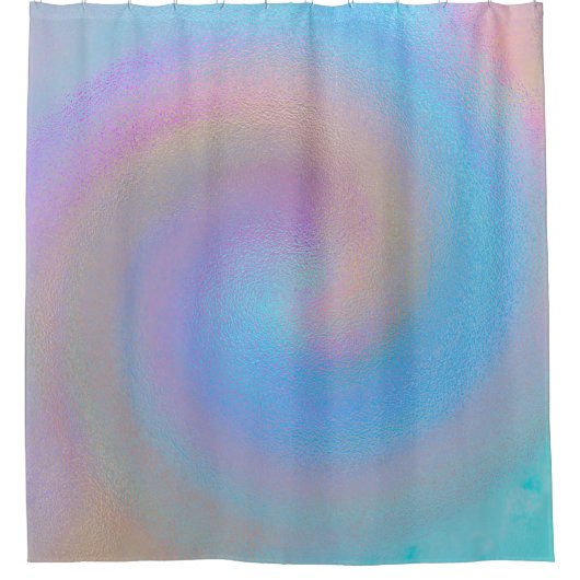 Rideaux De Douche Spirale Iridescendante (Devant)