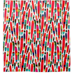 Rideaux De Douche Splash couleur collé 150222