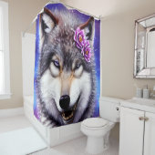 Rideaux De Douche Splendeur du loup (En situation)