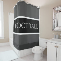 Sportif Gras Noir Gris Foncé Blanc Stripes FOOTBAL