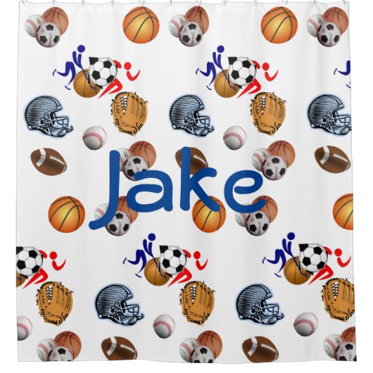 Rideaux De Douche Sports enfants rideaux douche Jake (Devant)
