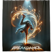 Rideaux De Douche "Spotlight Groove" - ​ ​ dansant sous les projecte (Devant)